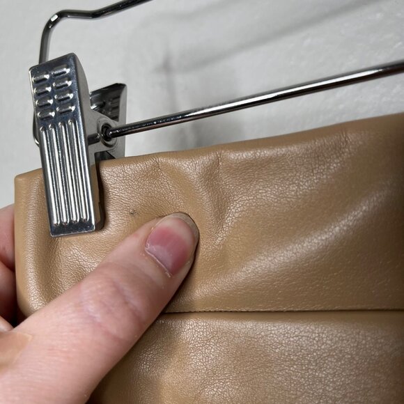 Wolford Womens Camel Brown Faux Leather Leggings EU 38 UK 10 USA 8 - Picture 5 of 11